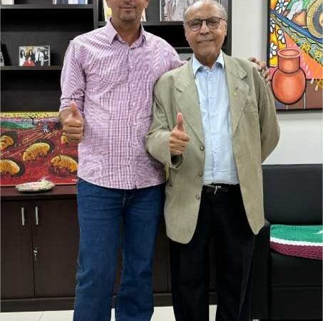 Júlio Campos recebe o pré-candidato a prefeito Dirceu Campos