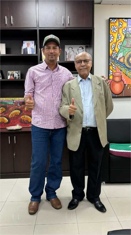 Júlio Campos recebe o pré-candidato a prefeito Dirceu Campos