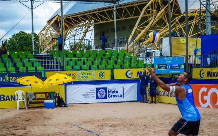 Etapa de Cuiabá do Circuito Brasileiro de Vôlei de Praia começa nesta quarta-feira (19)