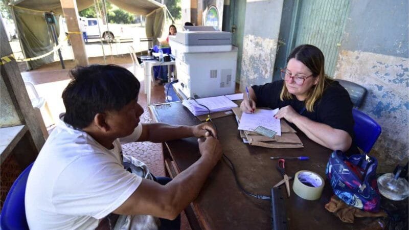 Setasc realiza Mutirão da Cidadania e entrega de mil cestas de alimentos para etnia Xavante em Barra do Garças