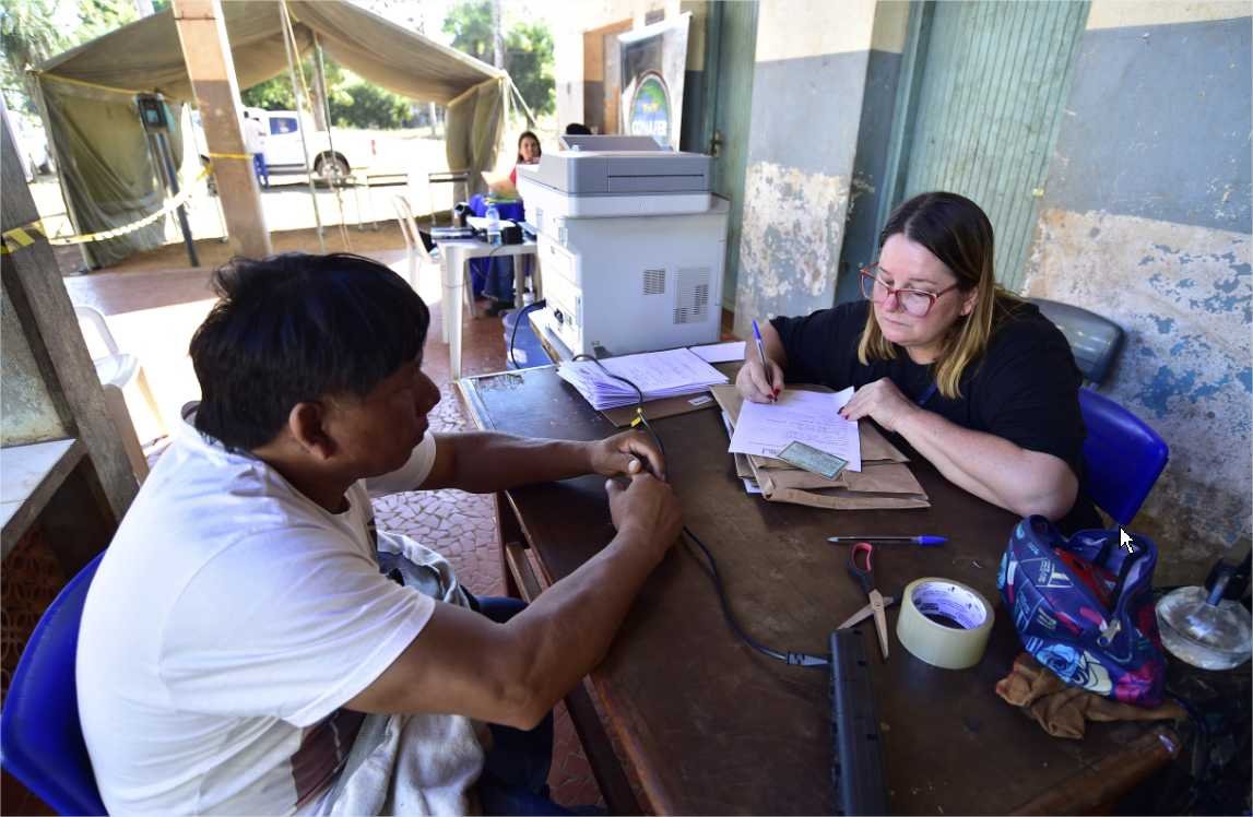 Setasc realiza Mutirão da Cidadania e entrega de mil cestas de alimentos para etnia Xavante em Barra do Garças