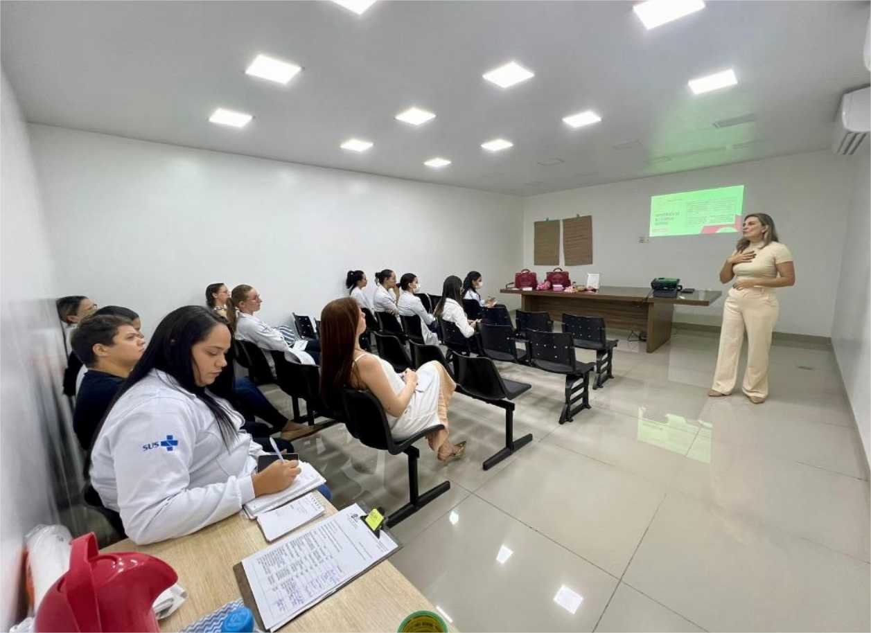 Hospital Regional de Sinop realiza qualificação sobre aleitamento materno para trabalhadoras