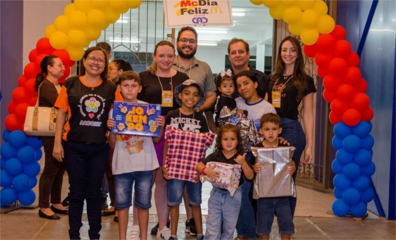 Sete municípios do interior de MT participam da Campanha McDia Feliz 2024