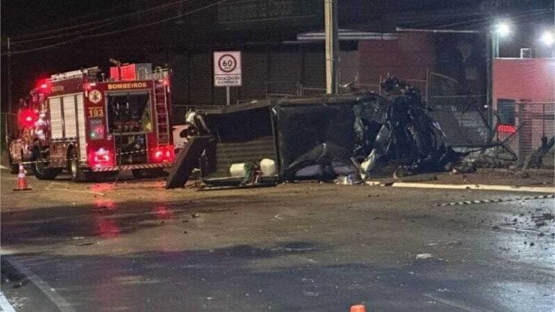 Empresário morre em capotamento de Dodge Ram na Miguel Sutil; veja vídeo