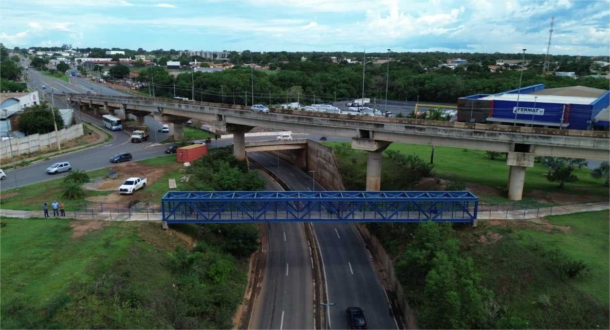 Governo conclui projeto de acessibilidade para pedestres no Complexo Viário do Tijucal