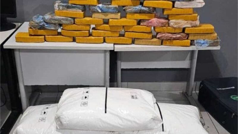 Bope apreende 50 quilos de pasta base de cocaína; prejuízo ao crime organizado é de R$ 950 mil