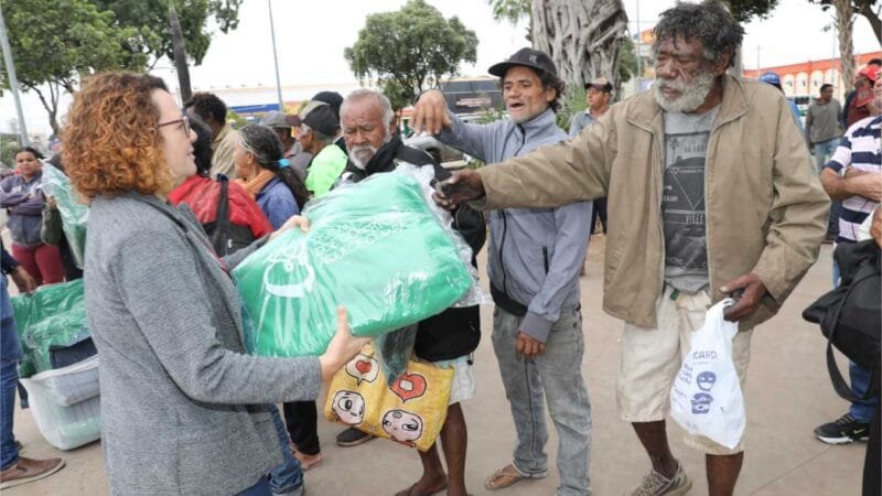 Aquece Cuiabá: 200 cobertores serão distribuídos para a população em situação de rua devido a chegada de mais uma frente fria