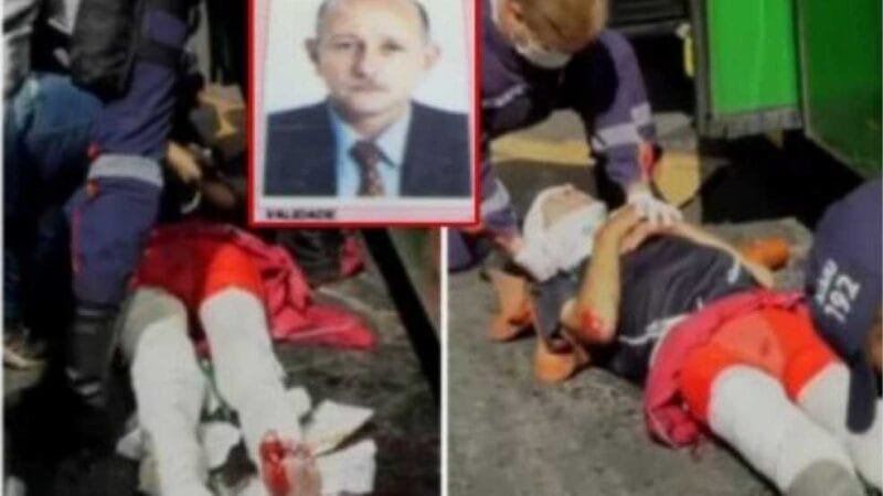 Morre idoso que foi atropelado por ônibus e teve pernas dilaceradas; veja vídeo