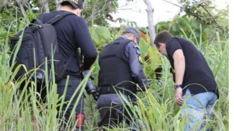 Homem vê fumaça em matagal e encontra corpo carbonizado