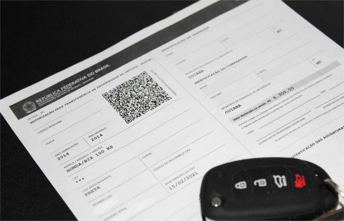 Detran orienta: comunicação de venda de veículo deve ser feita em até 60 dias