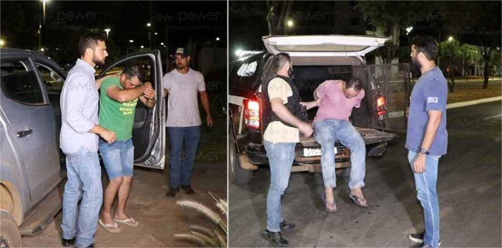 Vídeo mostra momento em que ex-marido e ex-cunhado chegam na delegacia; VEJA