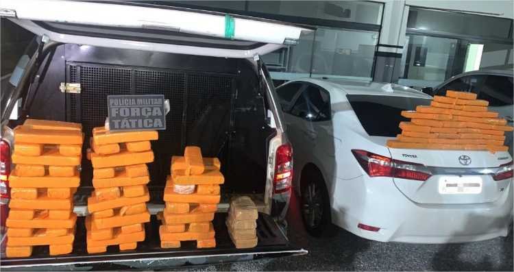 Polícia Militar apreende 3,9 mil quilos de drogas no primeiro semestre de 2024
