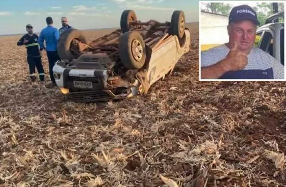 Trabalhador morre em estrada após ser arremessado de Hilux