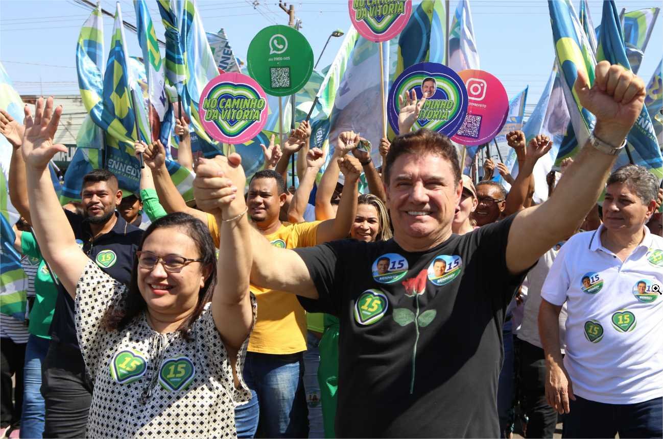 Kennedy recebe apoio na Grande CPA na manhã deste sábado: ‘ele é uma opção nova e com perfil de confiança’