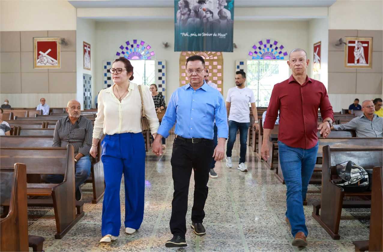 Botelho abre campanha com pedido bênção a Deus, inauguração de comitê e gravação de entrevista