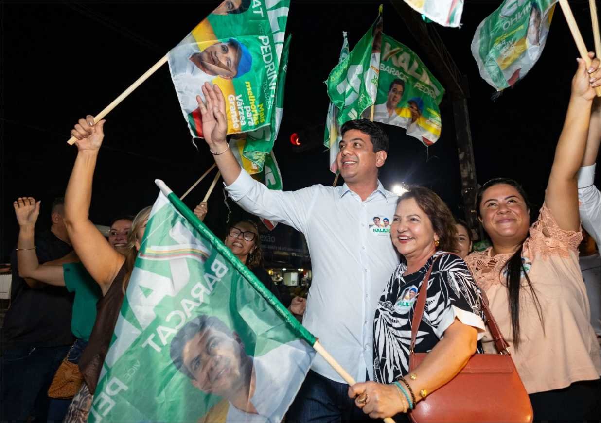 Kalil Baracat participa de bandeiraço e pede votos no Cristo Rei