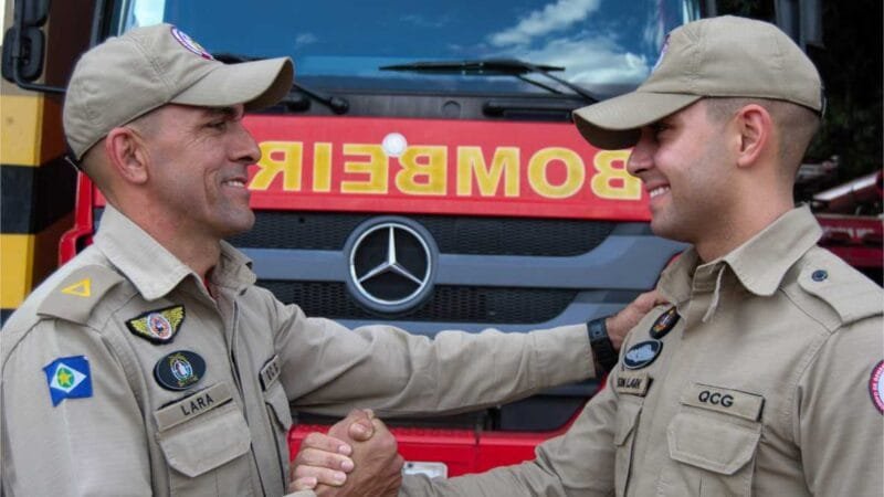 Filhos se inspiram nos pais e transformam a carreira de bombeiro militar em legado da família