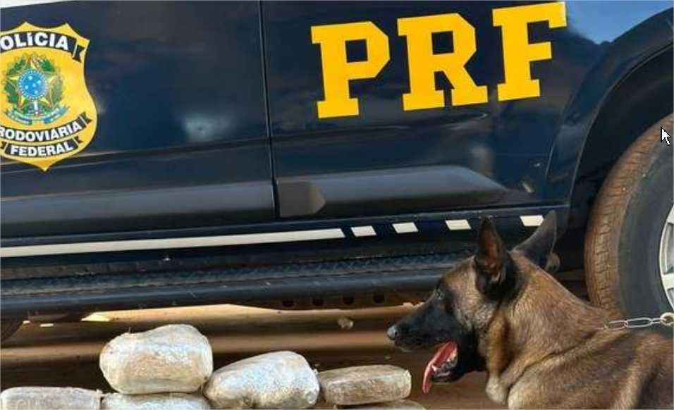 PRF apreende 18 kg de drogas em operação na região de Poxoréu, Mato Grosso