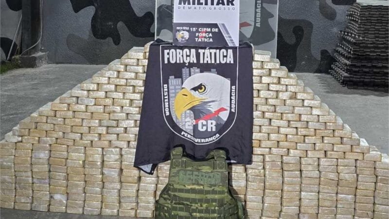 Forças de segurança apreendem 814 quilos de entorpecentes e causam prejuízo de R$ 14 milhões ao crime