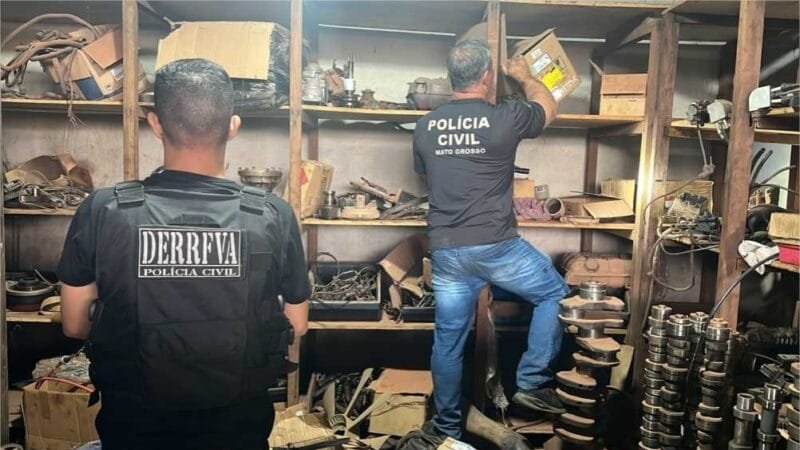 Operação da Polícia Civil desarticula grupo especializado em furto e comércio de módulos de veículos