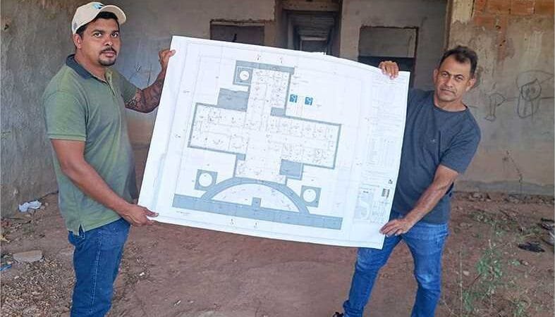 Obras da UBS do bairro São João del Rey estão a todo vapor