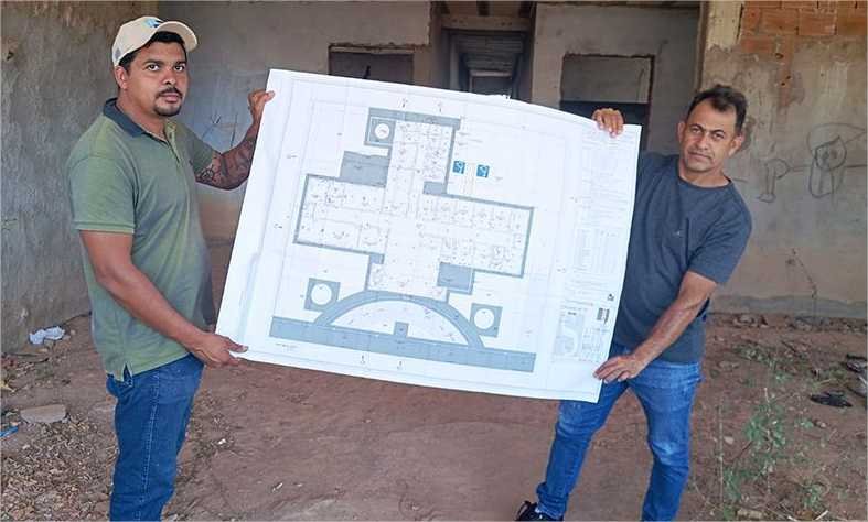 Obras da UBS do bairro São João del Rey estão a todo vapor