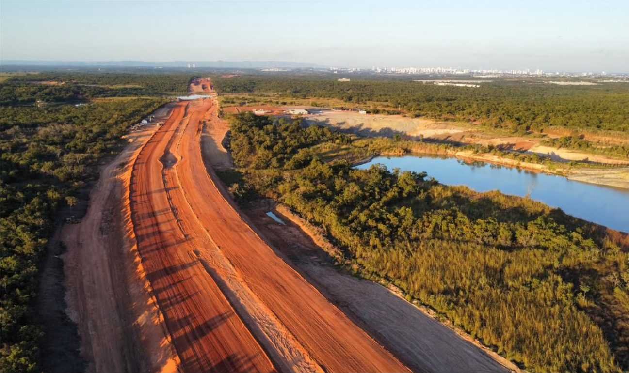 Lula e ministro acompanham obras do Rodoanel e destacam o avanço do empreendimento