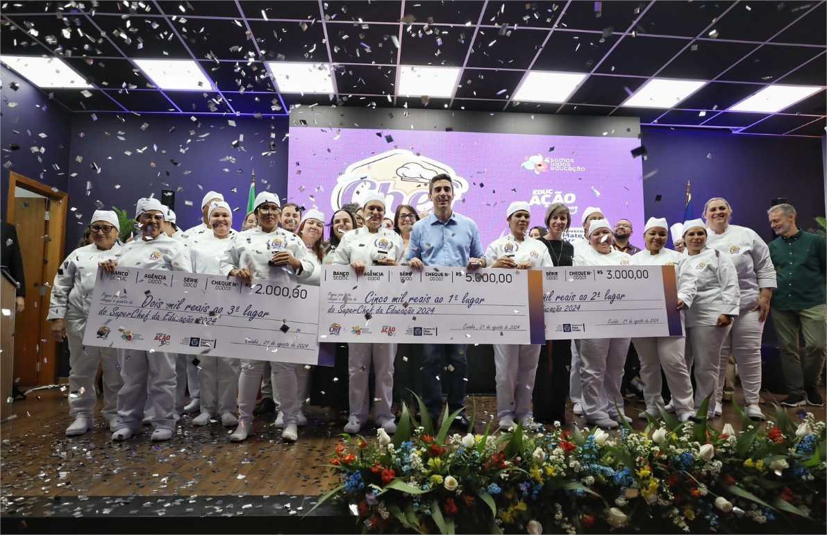 Técnica de nutrição escolar de Nova Canaã do Norte vence o SuperChef 2024 com receita à base de peixe