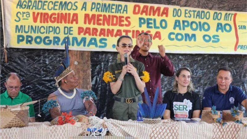Primeira-dama do Estado participa de aniversário da Aldeia Central Pakuera com entregas e homenagens