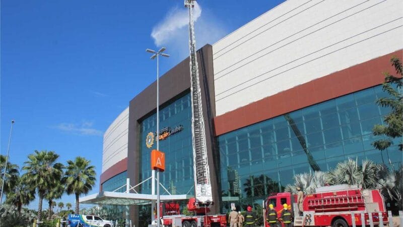 Simulação de Evacuação de Área será realizado em shopping da capital com apoio de órgão da Segurança Pública