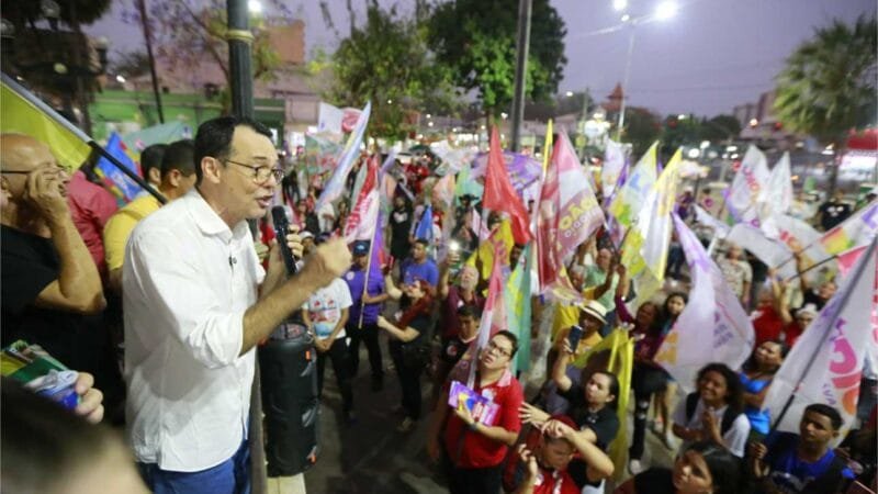 Lúdio recebe apoio nas ruas e apresenta propostas para mudar Cuiabá em ato com ministro