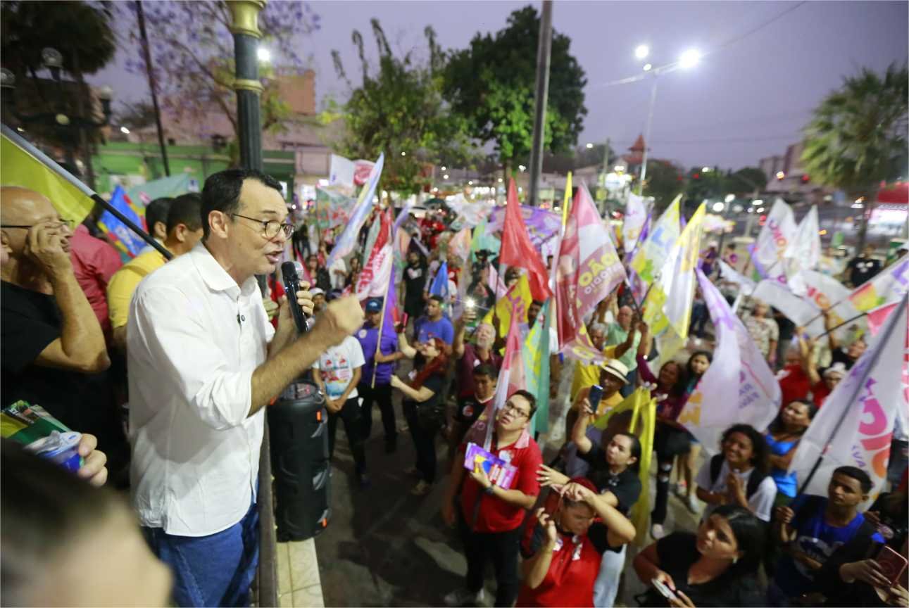 Lúdio recebe apoio nas ruas e apresenta propostas para mudar Cuiabá em ato com ministro