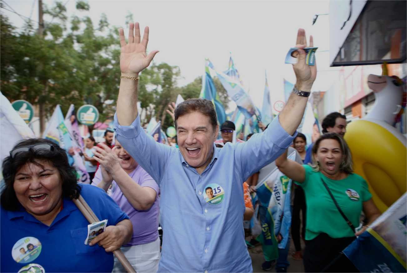 Kennedy sobe nas pesquisas e dobra as intenções de votos: ‘A população cuiabana está reconhecendo o nosso trabalho’
