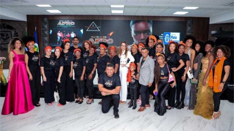 Primeira-dama de MT assume papel de madrinha e celebra a diversidade no lançamento do ‘Mato Grosso Afro Fashion Day 2024’