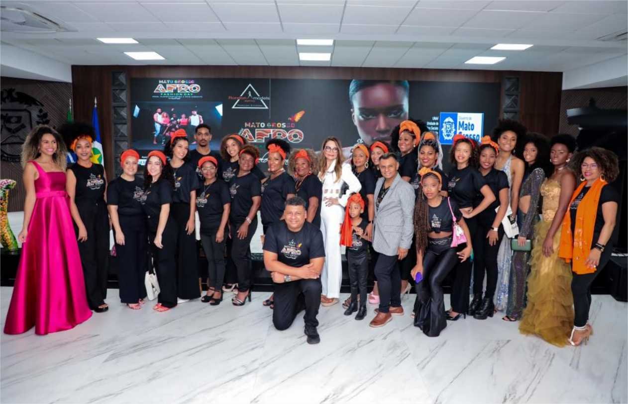 Primeira-dama de MT assume papel de madrinha e celebra a diversidade no lançamento do ‘Mato Grosso Afro Fashion Day 2024’