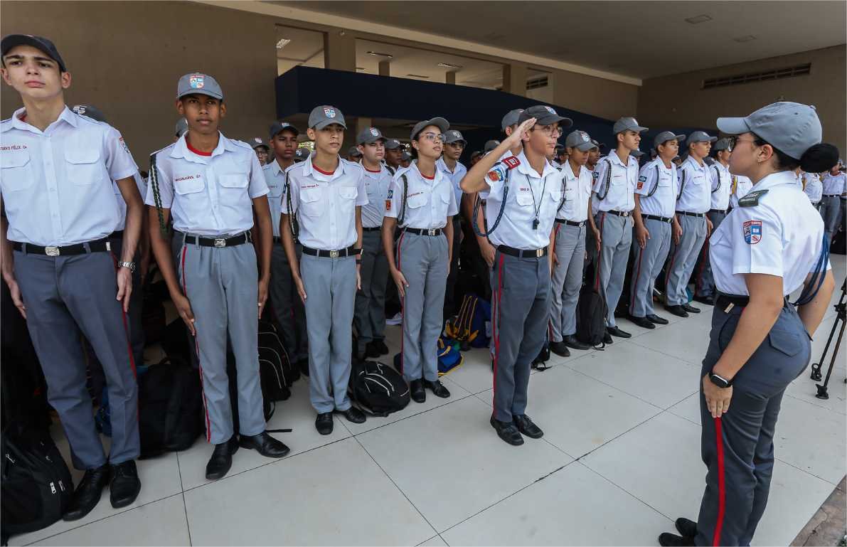 Mais de 16 mil estudantes se inscreveram no seletivo das 28 escolas militares da rede estadual
