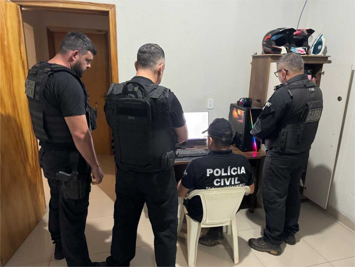 Polícia Civil de MT cumpre mandado em operação nacional contra pirataria digital