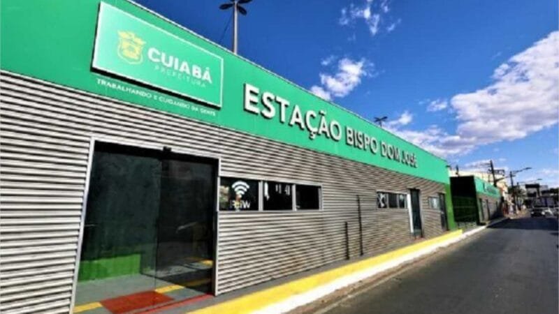 Obras na Estação Bispo de Cuiabá deve finalizar até final de semana