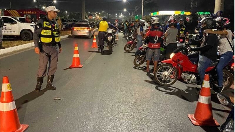 Operação identifica 28 condutores sem CNH e termina com remoção de 79 motocicletas