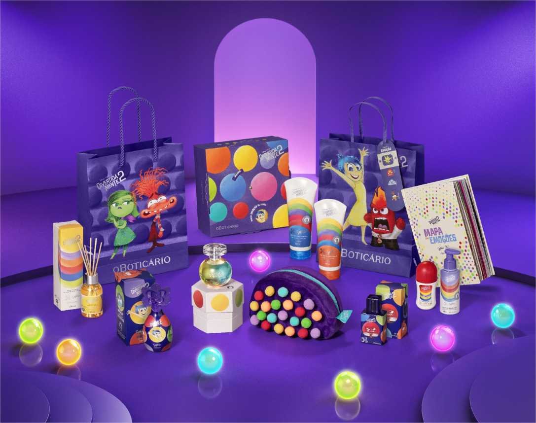O Boticário transforma emoções em experiências olfativas com a nova linha infantil de Divertida-Mente 2, em parceria com Disney e Pixar