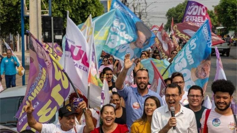 Lúdio recebe apoio da população para o segundo turno em caminhada no Pedra 90