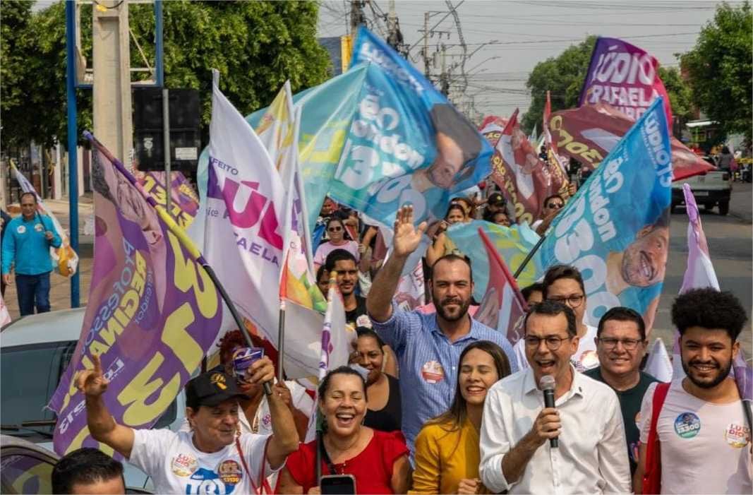 Lúdio recebe apoio da população para o segundo turno em caminhada no Pedra 90