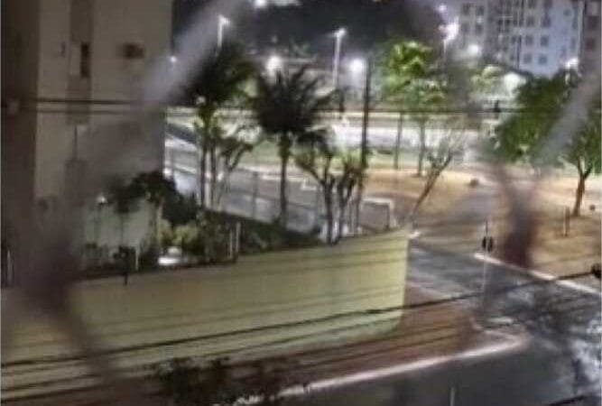 Chuva fina surpreende cuiabanos após cinco meses de seca; veja vídeo
