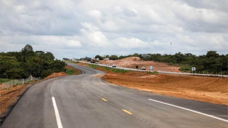 Governo e Nova Rota inauguram mais 18 km de duplicação da BR-163 e dão início a obra entre Sorriso e Sinop
