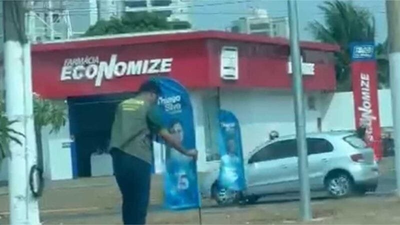 Polícia Federal vai investigar roubo de materiais de campanha de Thiago Silva