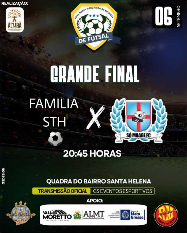 Final da Copa Maria Margarida de Bulhões é nesta sexta (06)