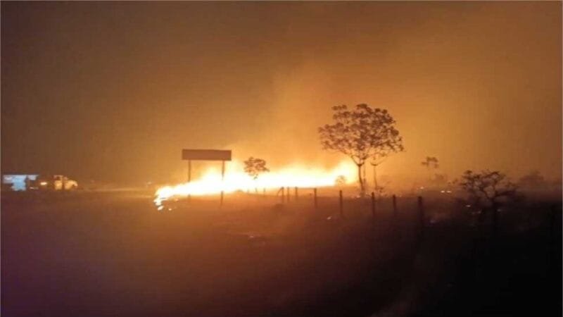 Novo incêndio atinge Chapada e brigadista desabafa: “não vai sobrar nada”; veja vídeo