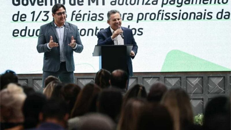 Pagamento de 1/3 de férias de contratados: Governo de MT encontra solução para impasse que durava 40 anos