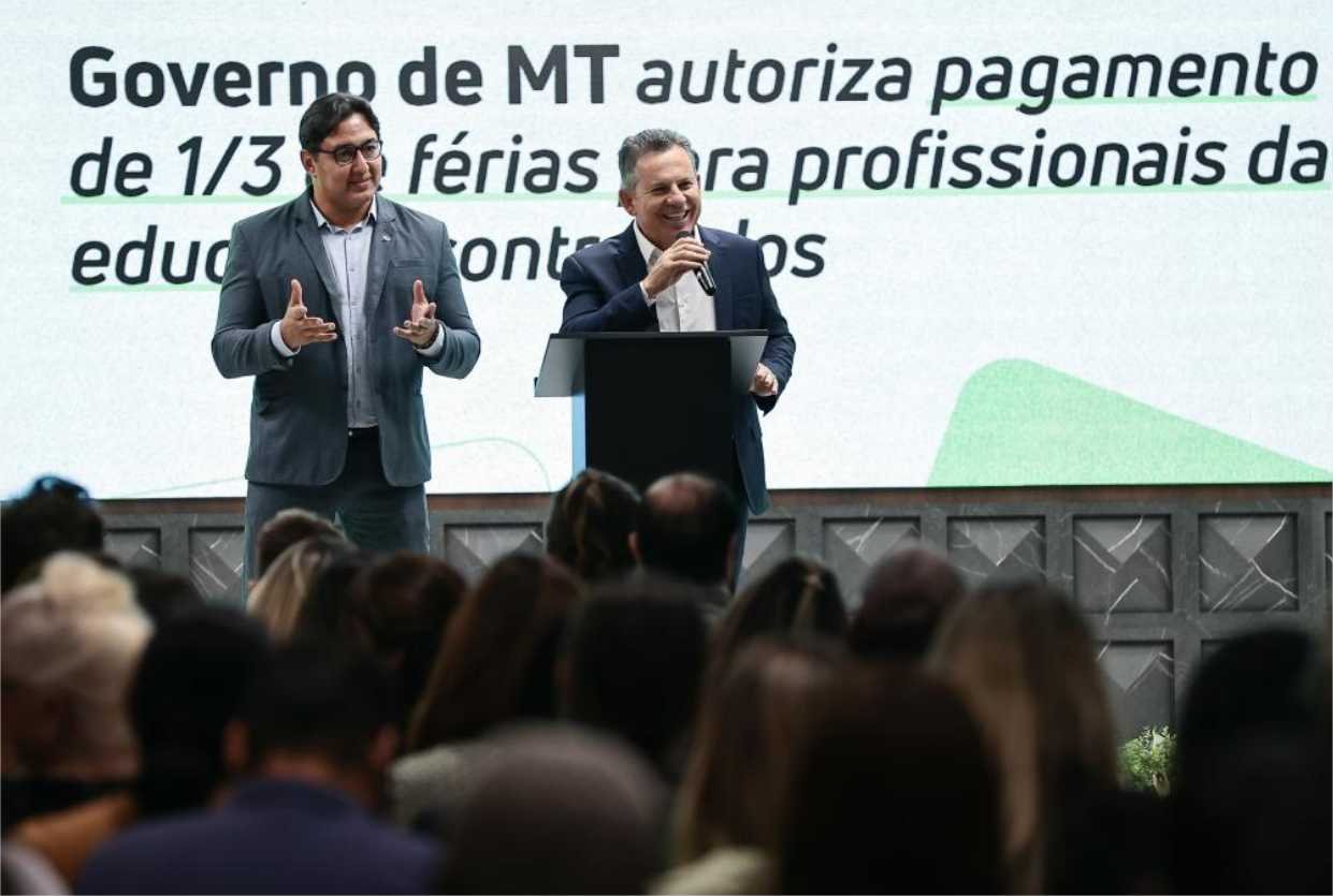 Pagamento de 1/3 de férias de contratados: Governo de MT encontra solução para impasse que durava 40 anos