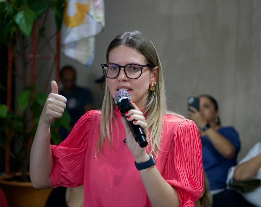 Rafaela Fávaro apoia jovens que querem empreender em Cuiabá